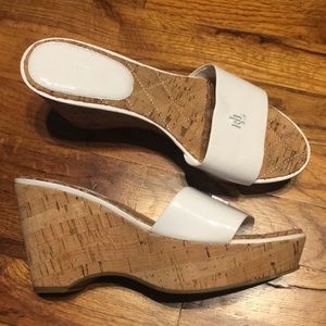 Ralph Lauren cork wedge sandals